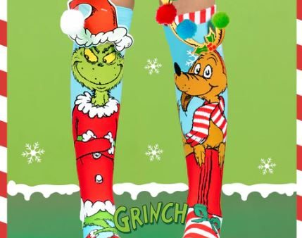 MADMIA - GRINCH AND MAX SOCKS 6-99 YRS on Sale