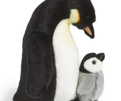 LIVING NATURE - PENGUIN WITH CHICK LARGE PLUSH For Discount