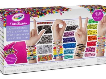 CRAYOLA CREATIONS - ALPHABET BEAD SUPER SET Fashion