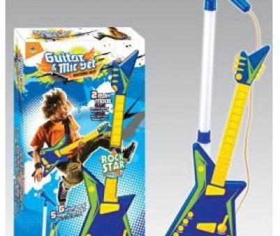 ROCK GUITAR AND MICROPHONE STAND Online now