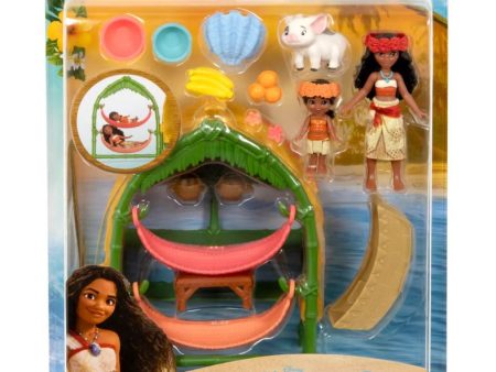 DISNEY MOANA 2 - MOANA AND SIMEA VILLAGE HOME PLAYSET Online Hot Sale