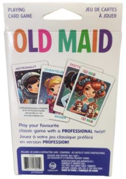 PLAYING CARD GAME - OLD MAID on Sale