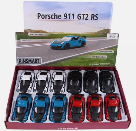 KINSMART PULLBACK VEHICLE - 1:36 PORSCHE 911 GT2 RS Online Hot Sale