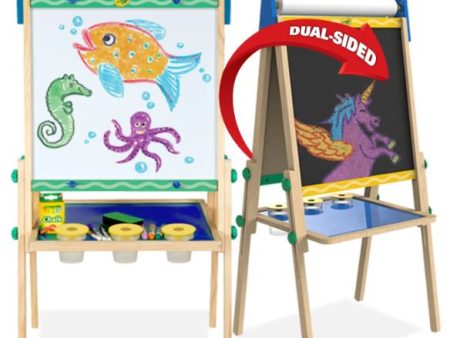 CRAYOLA  WOODEN ART EASEL DUAL SIDED For Discount