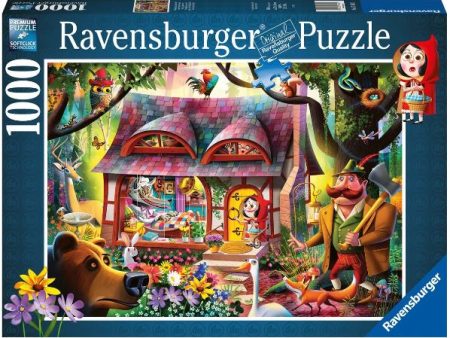 RAVENSBURGER 174621 - COME IN, RED RIDING HOOD 1000 PIECE PUZZLE on Sale