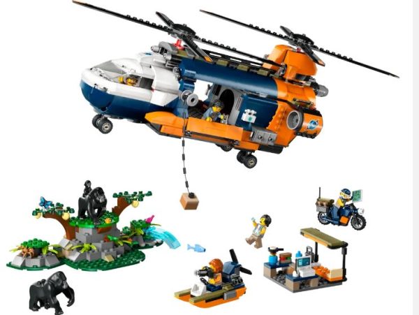 LEGO 60437 JUNGLE EXPLORER HELICOPTER AT BASE CAMP Discount