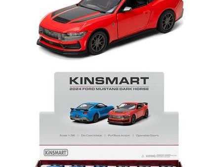 KINSMART 2024 FORD MUSTANG DARK HORSE 1:36 DIECAST MODEL PULL BACK CAR Online Hot Sale