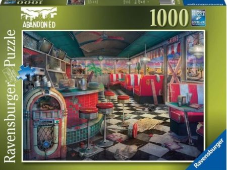 RAVENSBURGER 175093 - DECAYING DINER 1000 PIECE PUZZLE Hot on Sale