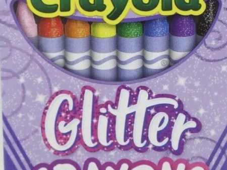 CRAYOLA GLITTER CRAYONS  8 PACK Supply