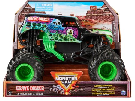 MONSTER JAM 1:24 DIE CAST TRUCK - GRAVE DIGGER Hot on Sale