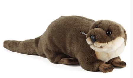 LIVING NATURE - OTTER LARGE PLUSH For Sale