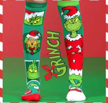 MADMIA - MERRY GRINCHMAS KNEE-HIGH SOCKS 6-99 YRS Online Sale