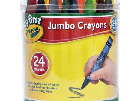 CRAYOLA - MY FIRST CRAYOLA JUMBO CRAYONS 24 PACK Supply