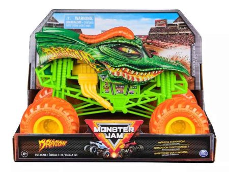 MONSTER JAM 1:24 DIE CAST TRUCK - DRAGON Sale