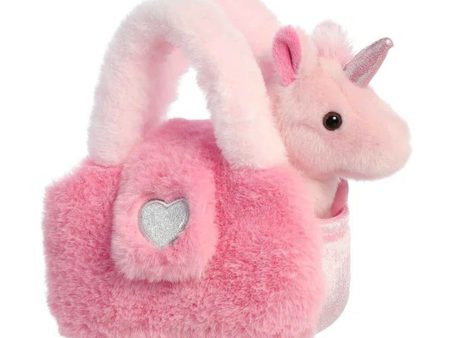 FANCY PALS FURRY BAG WITH UNICORN Online Hot Sale