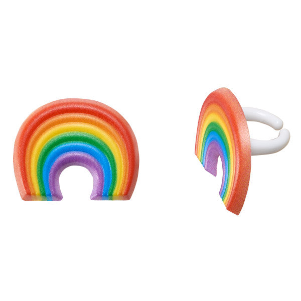 Traditional Rainbow Cupcake Rings For Sale