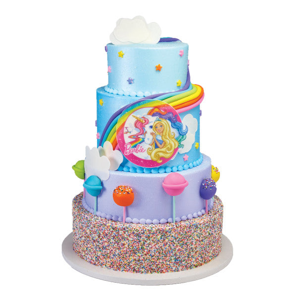 Barbie™ Dreamtopia Imagine Edible Cake Topper Image Hot on Sale