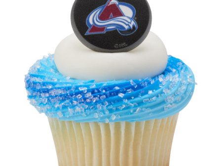 NHL® Colorado Avalanche Team Puck Cupcake Rings Online