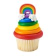 Traditional Rainbow Cupcake Rings For Sale