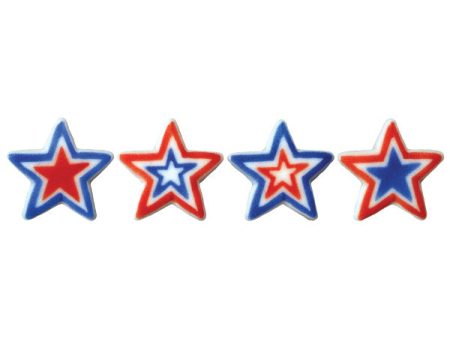 Large Patriotic Stars Assortment Dec-Ons® Decorations Online now