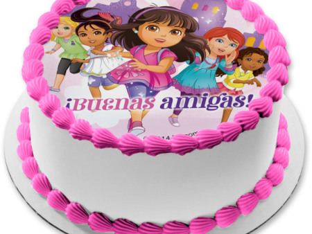 Dora and Friends Naiya Kate Alana Emma Edible Cake Topper Image ABPID21975 Online Sale