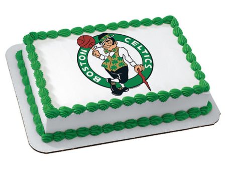 NBA Boston Celtics Team Edible Cake Topper Image Cheap