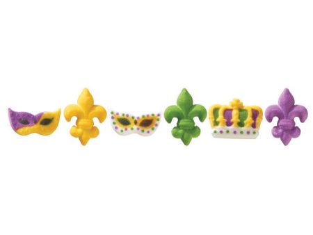 Mardi Gras Party Assortment Dec-Ons® Decorations For Sale