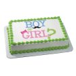 Boy or Girl Edible Cake Topper Image on Sale