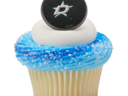 NHL® Dallas Stars Team Puck Cupcake Rings Discount