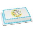 Twinkle Moon & Stars Edible Cake Topper Image Fashion