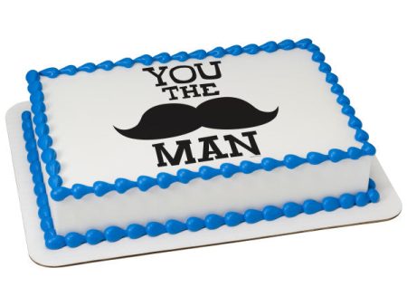 You the Man Edible Cake Topper Image For Discount