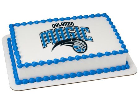 NBA Orlando Magic Team Edible Cake Topper Image For Cheap