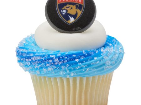 NHL® Team Puck Cupcake Rings - Florida Panthers Online Sale