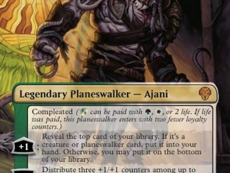 Ajani, Sleeper Agent (Borderless) (376) [Dominaria United] Discount