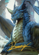 Young Blue Dragon Art Card (Gold-Stamped Signature) [Commander Legends: Battle for Baldur s Gate Art Series] Online Hot Sale