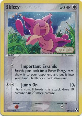 Skitty (64 92) (Stamped) [EX: Legend Maker] Online