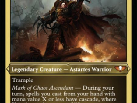 Abaddon the Despoiler (Display Commander) (Surge Foil) [Universes Beyond: Warhammer 40,000] For Cheap