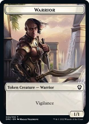 Zombie Knight    Warrior Double-sided Token [Dominaria United Commander Tokens] For Cheap