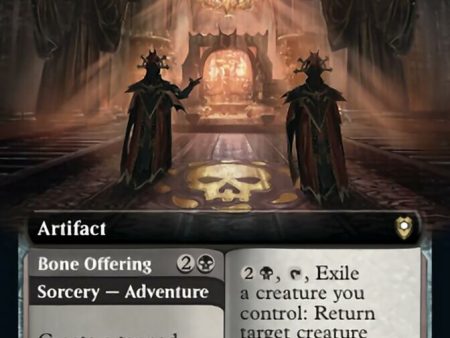 Altar of Bhaal    Bone Offering (Extended Art) [Commander Legends: Battle for Baldur s Gate] For Cheap